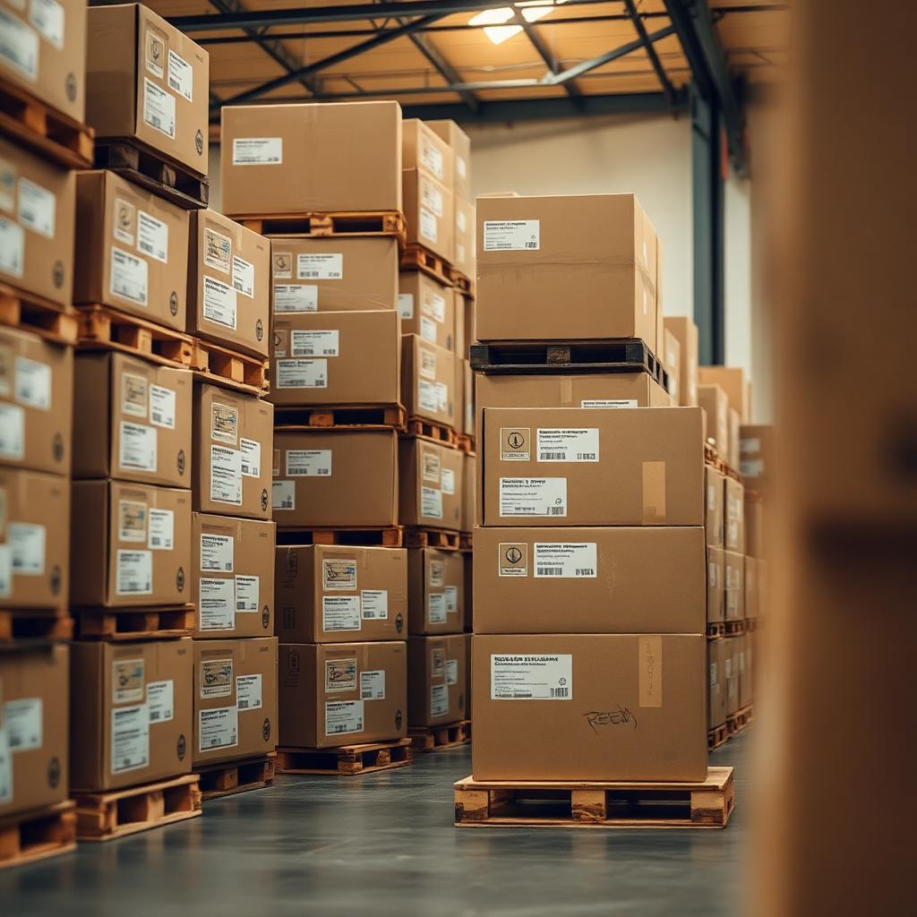 Shipping insights for a packaging warehouse